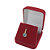 Pingente Banhado a Ouro De Olho Grego 9 mm Bijou Art - Imagem 1