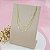 Corrente Banhada a Ouro Elo Cartie 40 cm Bijou Art - Imagem 1