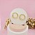 Brinco Banhado a Ouro com Aros Lisos Bijou Art - Imagem 4