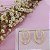 Brinco Banhado a Ouro De Aro Com Pedras Bijou Art - Imagem 1