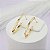 Brinco Banhado a Ouro Meia Argola Lisa Bijou Art - Imagem 1