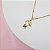Pingente Menino Banhado a Ouro 18K Com Pedra Azul Bijou Art - Imagem 2