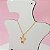 Pingente Menina Banhado a Ouro 18K Com Pedra Rosa Bijou Art - Imagem 5