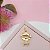 Pingente Banhado a Ouro 18K De Menina Com Pedras Bijou Art - Imagem 1