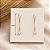 Brinco Feminino Banhado a Ouro 18K Com Zircônia De Coração Bijou Art - Imagem 3