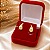 Brinco De Gota Banhado a Ouro 18K Feminino Bijou Art - Imagem 4
