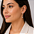 Brinco Feminino Banhado a Prata 925 De Flor Com Zircônia Bijou Art - Imagem 2