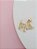 Pingente Banhado a Ouro 18K De Cachorrinho Com Pedras Bijou Art - Imagem 2