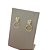 Brinco Redondo Pendurado Base Lisa Banhado a Ouro Bijou Art - Imagem 2
