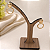 Brinco Redondo Pendurado Base Lisa Banhado a Ouro Bijou Art - Imagem 5