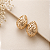 Brinco Feminino Gota Vazado Banhado a Ouro 18k Bijou Art - Imagem 1