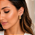 Brinco Feminino Gota Vazado Banhado a Ouro 18k Bijou Art - Imagem 2