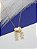 Gargantilha Banhado a Ouro 18K De Filhos 2 Meninos Com Pedras Bijou Art - Imagem 2