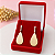 Brinco Feminino Elegante Banhado a Ouro 18K Pendurado Com Zircônia Bijou Art - Imagem 5