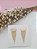 Brinco Feminino Elegante Banhado a Ouro Pendurado Bijou Art - Imagem 5