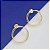 Brinco Feminino Banhado a Ouro Fixo 2 Aros Redondos Bijou Art - Imagem 1