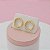 Brinco Feminino Banhado a Ouro Fixo 2 Aros Redondos Bijou Art - Imagem 5