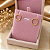 Brinco Feminino Banhado a Ouro Fixo 2 Aros Redondos Bijou Art - Imagem 1