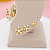 Brinco Feminino Banhado a Ouro Fixo De Flor Com Zircônia Bijou Art - Imagem 1