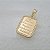 Pingente Banhado a Ouro Placa Escrita Lisa Bijou Art - Imagem 5