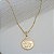 Pingente Banhado a Ouro Medalha Salmo 23 Lisa Bijou Art - Imagem 4