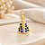 Pingente Banhado a Ouro De Nossa Senhora Aparecida Bijou Art - Imagem 5