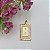 Pingente Banhado a Ouro De Placa Com Letra Bijou Art - Imagem 2
