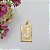 Pingente Banhado a Ouro De Placa Com Letra Bijou Art - Imagem 10
