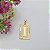 Pingente Banhado a Ouro De Placa Com Letra Bijou Art - Imagem 9