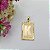 Pingente Banhado a Ouro De Placa Com Letra Bijou Art - Imagem 11