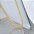 Corrente Banhada a Ouro Elo Curto 60 cm Bijou Art - Imagem 3