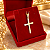 Pingente Banhado a Ouro de Cruz Liso Bijou Art - Imagem 2