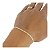 Pulseira Banhada a Ouro Elo Curto Masculina Bijou Art - Imagem 2