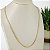 Corrente Banhada a Ouro 60 cm Elo Curto Bijou Art - Imagem 3