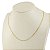 Corrente Banhada a Ouro 60 cm Elo Curto Bijou Art - Imagem 3