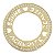 Pingente Banhado a Ouro De Mandala Sonhe Acredite Realize Com Pedras Bijou Art - Imagem 3
