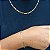 Pulseira Banhada a Ouro Masculina Elo 3x1 Maior Longo Bijou Art - Imagem 3