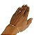 Pulseira Banhada a Ouro Masculina Elo Curto Cartie Bijou Art - Imagem 3
