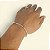 Pulseira Banhada a Ouro Masculina Elo Curto Cartie Bijou Art - Imagem 2