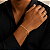 Pulseira Banhada a Ouro Masculina Elo Curto Cartie Bijou Art - Imagem 1