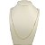 Corrente Banhada a Ouro 60 Cm Elo Fivela Chata Bijou Art - Imagem 2