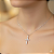 Pingente De Prata 925 de Cruz Com Mini Zircônias Bijou Art - Imagem 2