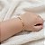 Pulseira Infantil Banhada a Ouro Elo 3x1 Bijou Art - Imagem 2