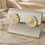 Brinco Banhado a Ouro Fixo De Gota 3 Cores Bijou Art - Imagem 1