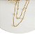 Corrente Banhada a Ouro 40cm Cinga-Pura com Bolinha 3.5mm - Imagem 3