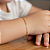 Pulseira Infantil Banhado a Ouro De Elo Cartie Bijou Art - Imagem 2