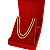 Corrente Banhada a Ouro 50 cm Elo Curto Intercalado Bijou Art - Imagem 4