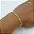 Pulseira Banhada a Ouro De Elo Curto Bijou Art - Imagem 2