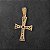 Pingente de Cruz Banhado a ouro Diamantada 22MM - Imagem 3