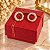 Brinco Banhado a Ouro Fixo Torcido Com Pedras Bijou Art - Imagem 3